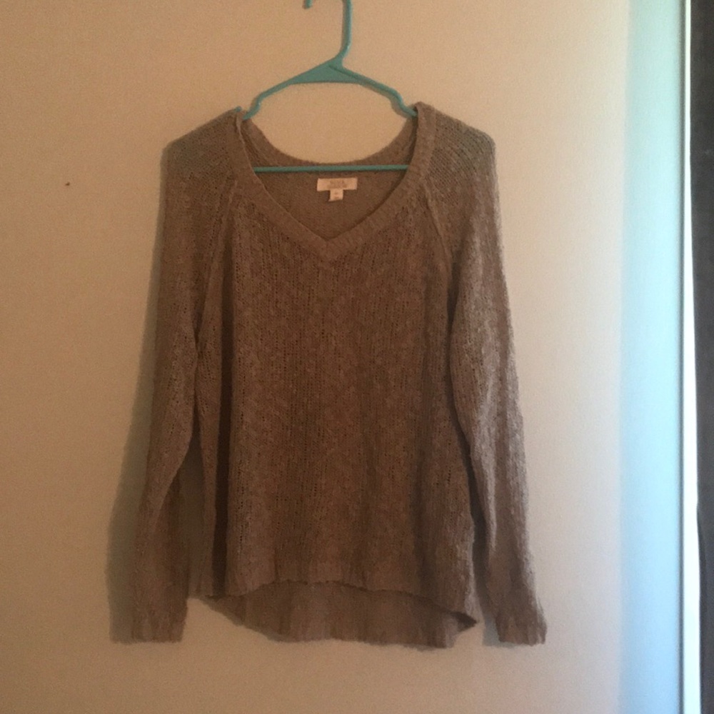 Gray sweater